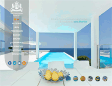 Tablet Screenshot of ibizafusionhouses.com